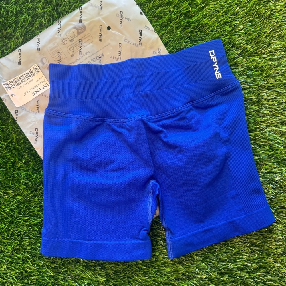 Dfyne impact shorts 4.5" deep sea blue extra small - Picture 2 of 5